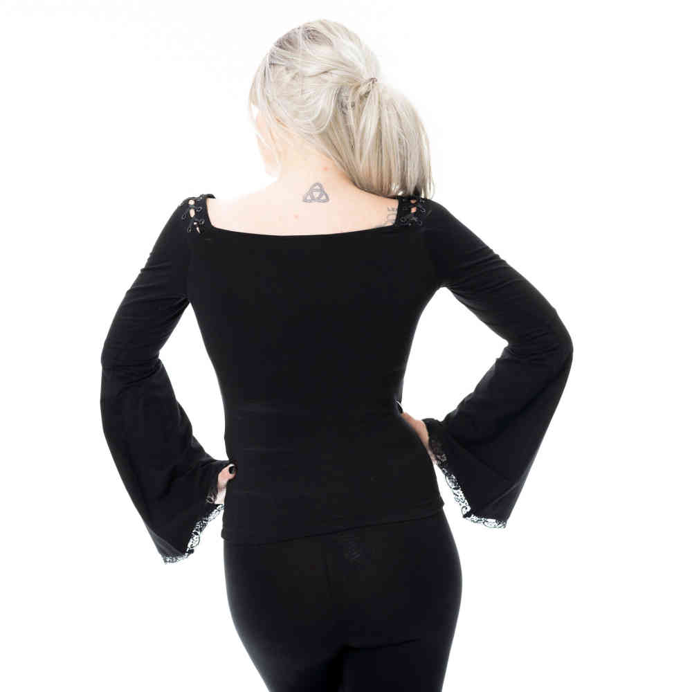 Poizen Industries - Maelys Top Ã  manches longues - Noir